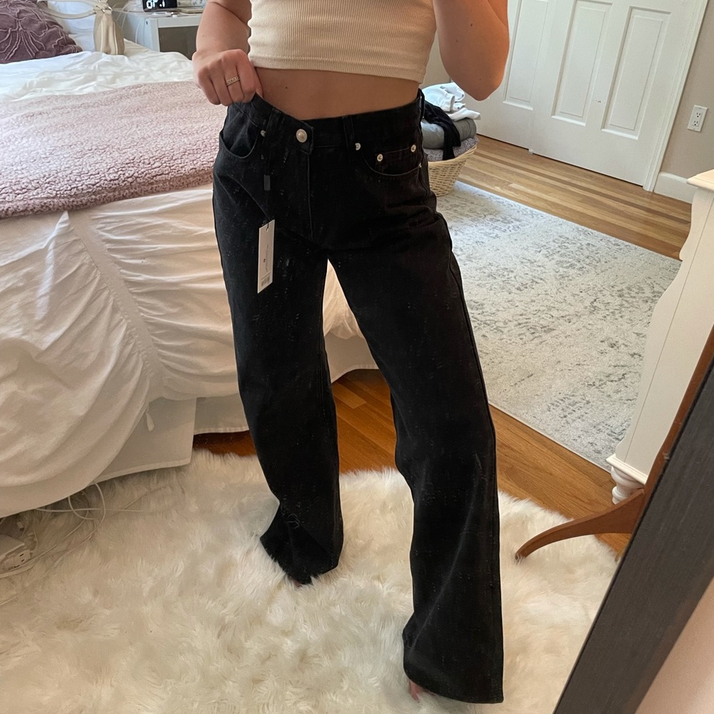 Princess Polly Maple Flare Jeans NWT